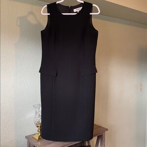 Jones Studio Classic Black Midi Dress